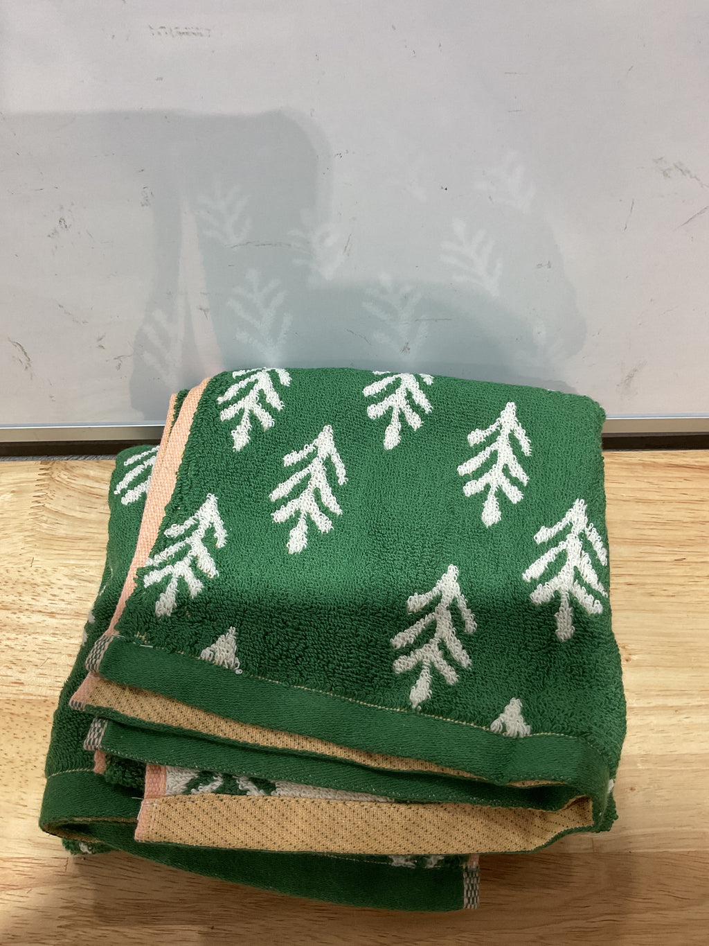 Toallas de Mano Navideñas Jacquotha — Set de 2 | Algodón Decorativo