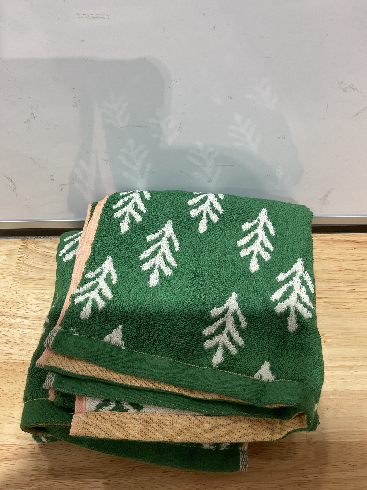 Toallas de Mano Navideñas Jacquotha — Set de 2 | Algodón Decorativo