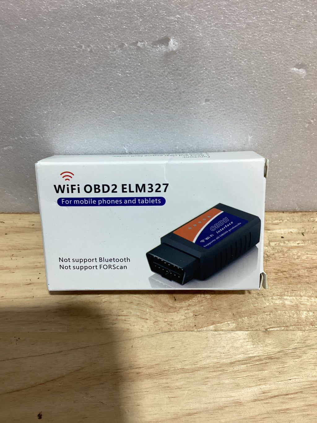 Adaptador WiFi ELM327 OBD2 WiFi ELM 327 OBD2 Escáner para Android iOS iPhone Escáner OBDii para Auto Lector de Códigos Conector Dongle Interfaz de Herramienta de Diagnóstico Escáner OBD ELM327 OBD2