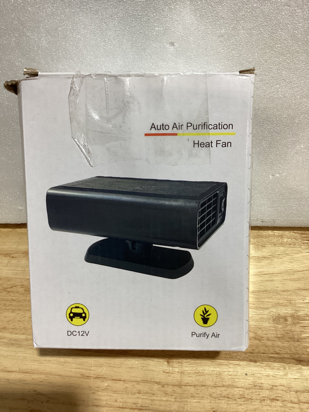 Calefactor Portátil para Auto 150W 12V | Desempañador | Enchufe Encendedor de Cigarrillos | Para Autos, Camiones, RV y Camping | Negro