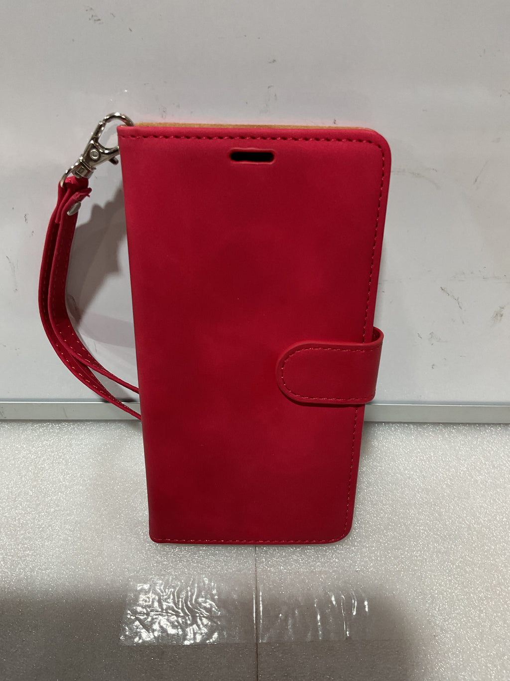 Funda Cartera para iPhone 13 con Bloqueo RFID y Soporte – Roja