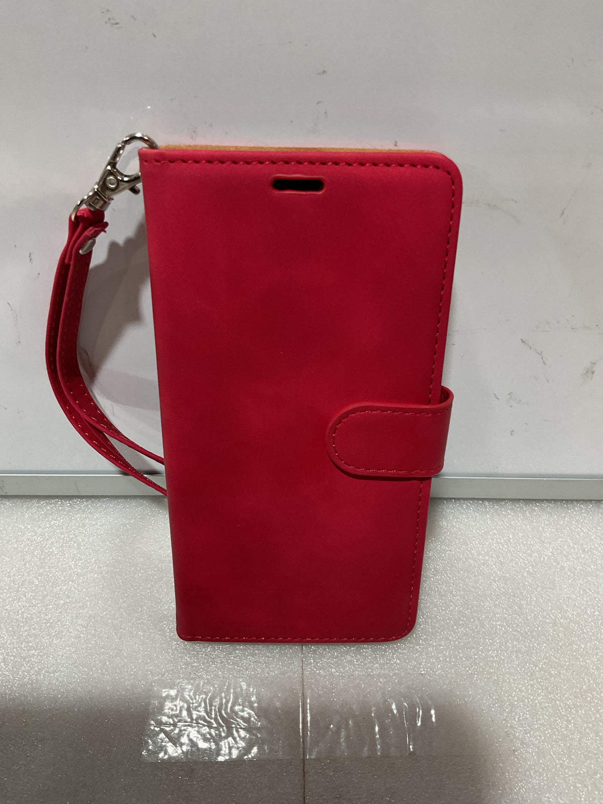 Funda Cartera para iPhone 13 con Bloqueo RFID y Soporte – Roja