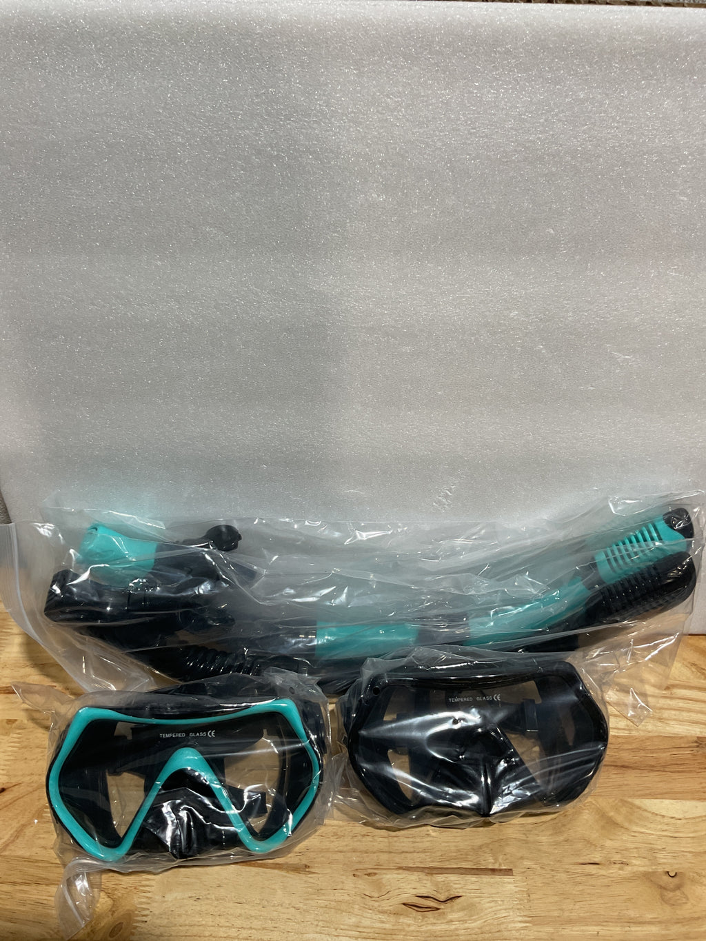 Kit de Snorkel para Adultos | Máscara Panorámica Antivaho, Tubo Dry-Top, Vidrio Templado Antifugas