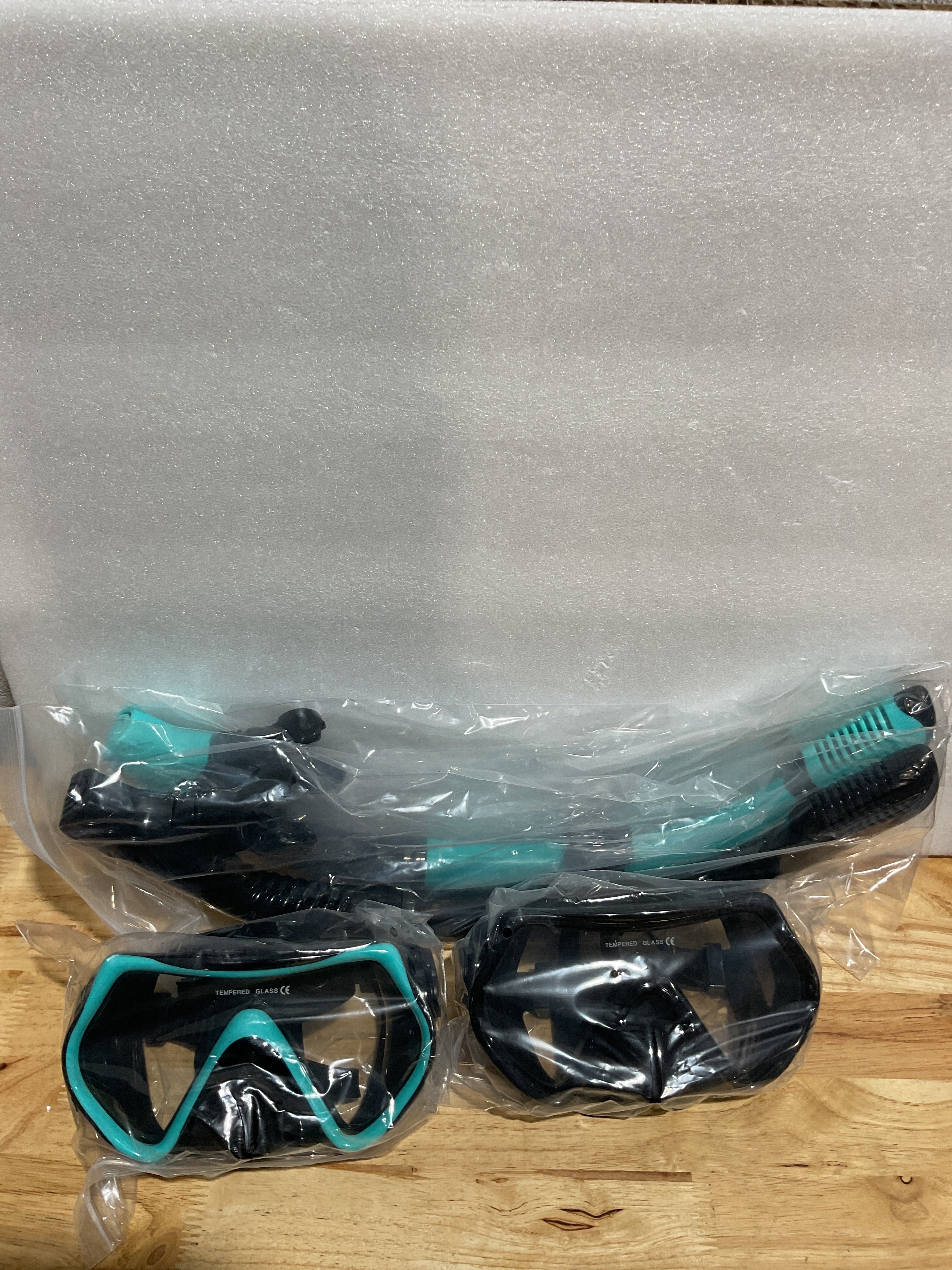 Kit de Snorkel para Adultos | Máscara Panorámica Antivaho, Tubo Dry-Top, Vidrio Templado Antifugas