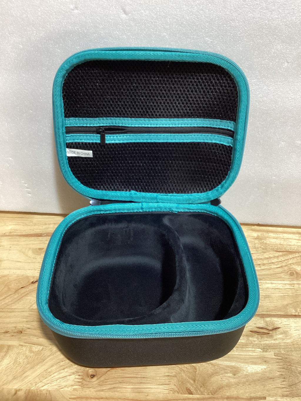 Lebakort Storage Case Compatible with Walkers Razor Slim/Howard Leight Honeywell Impact Sport/PROHEAR 066 030 Electronic Shooting Earmuffs Hearing Protection Muffs (Black + Teal Case)