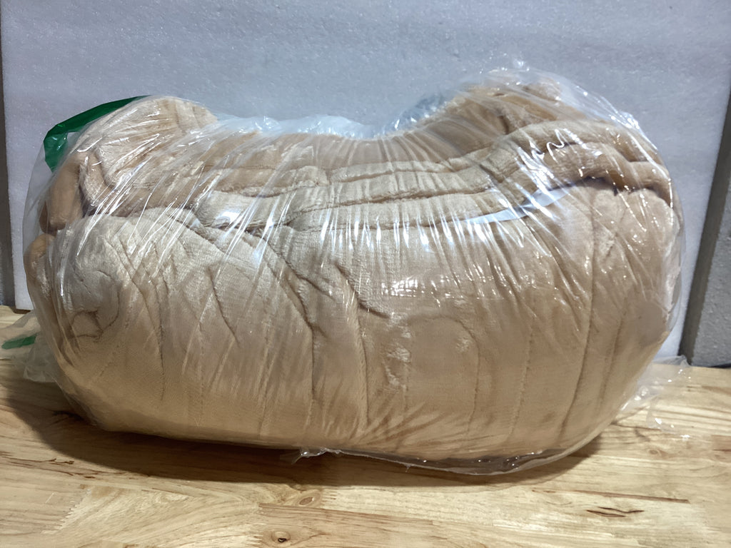 Cobija Eléctrica Homemate Twin 62"x84" — 10 Niveles de Calor, Apagado Automático 8H, Franela Ultra Suave, Certificada ETL, Beige