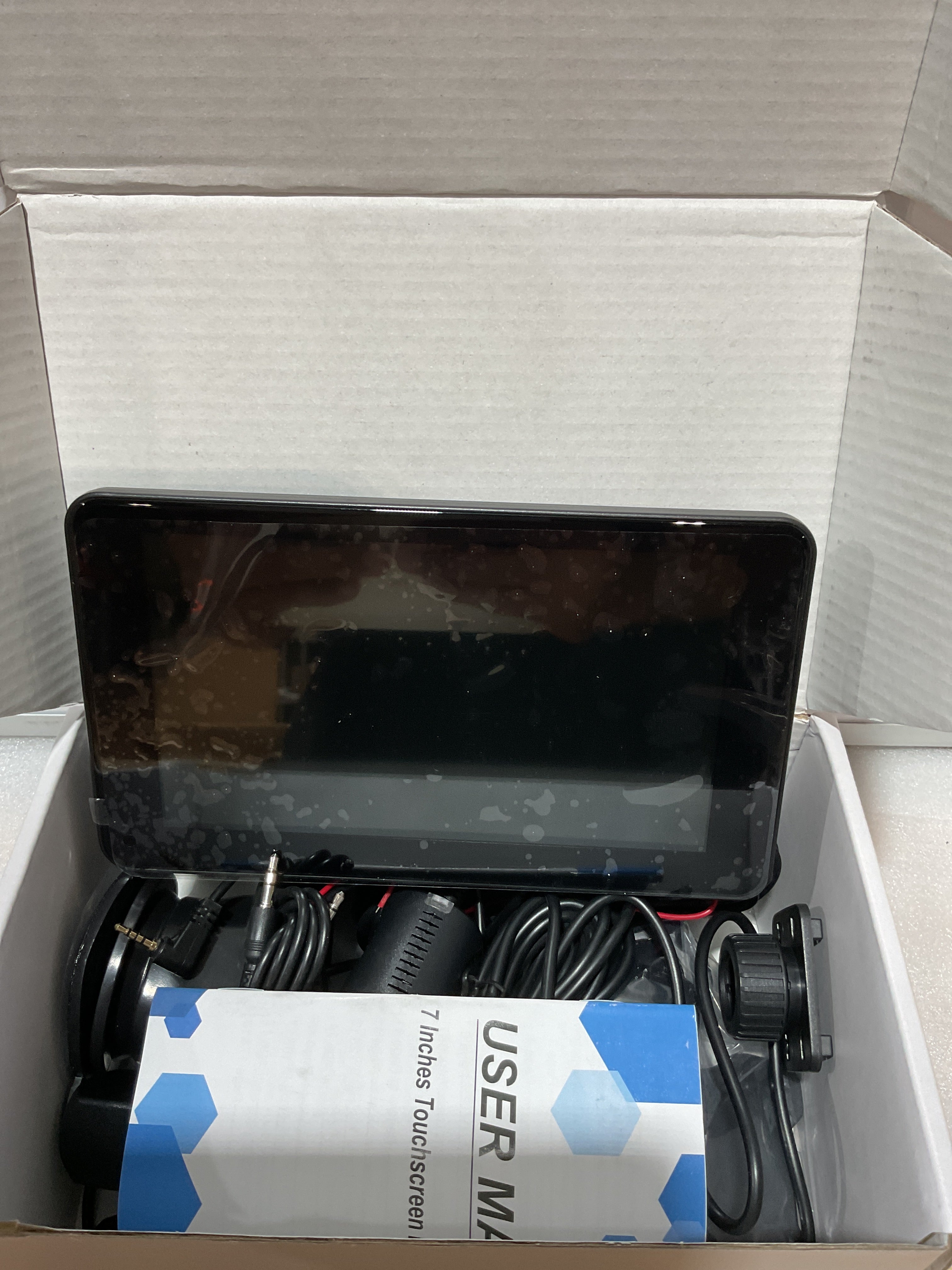 Pantalla VUKARUAL 7" HD CarPlay Inalámbrico y Android Auto – Bluetooth, Cámara de Reversa y Navegación
