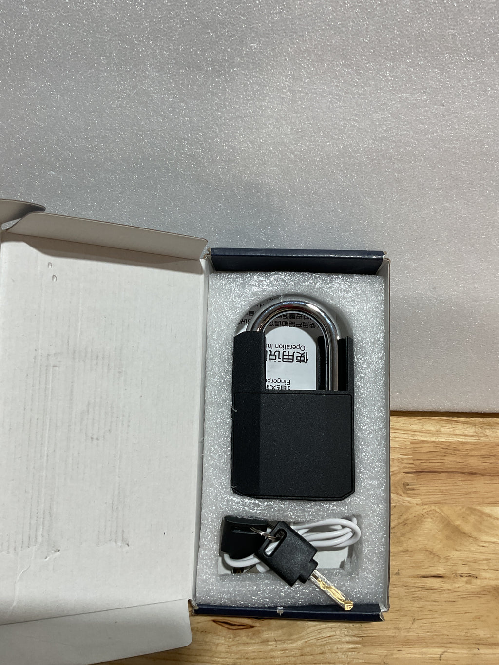 Candado con Huella Digital NexusLab IP67 con Llave – Cerradura Resistente para Portones, Cercas, Bodega y Piscina