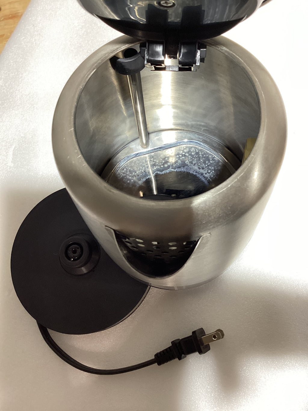 Hervidor eléctrico de acero inoxidable para té y café