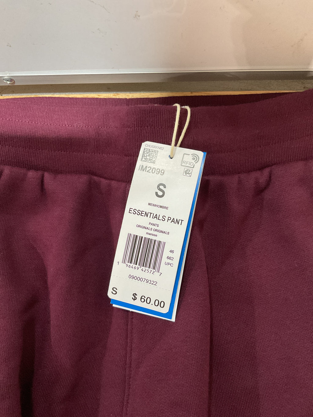 Adidas Originals Pantalón Jogger Granate — Talla S