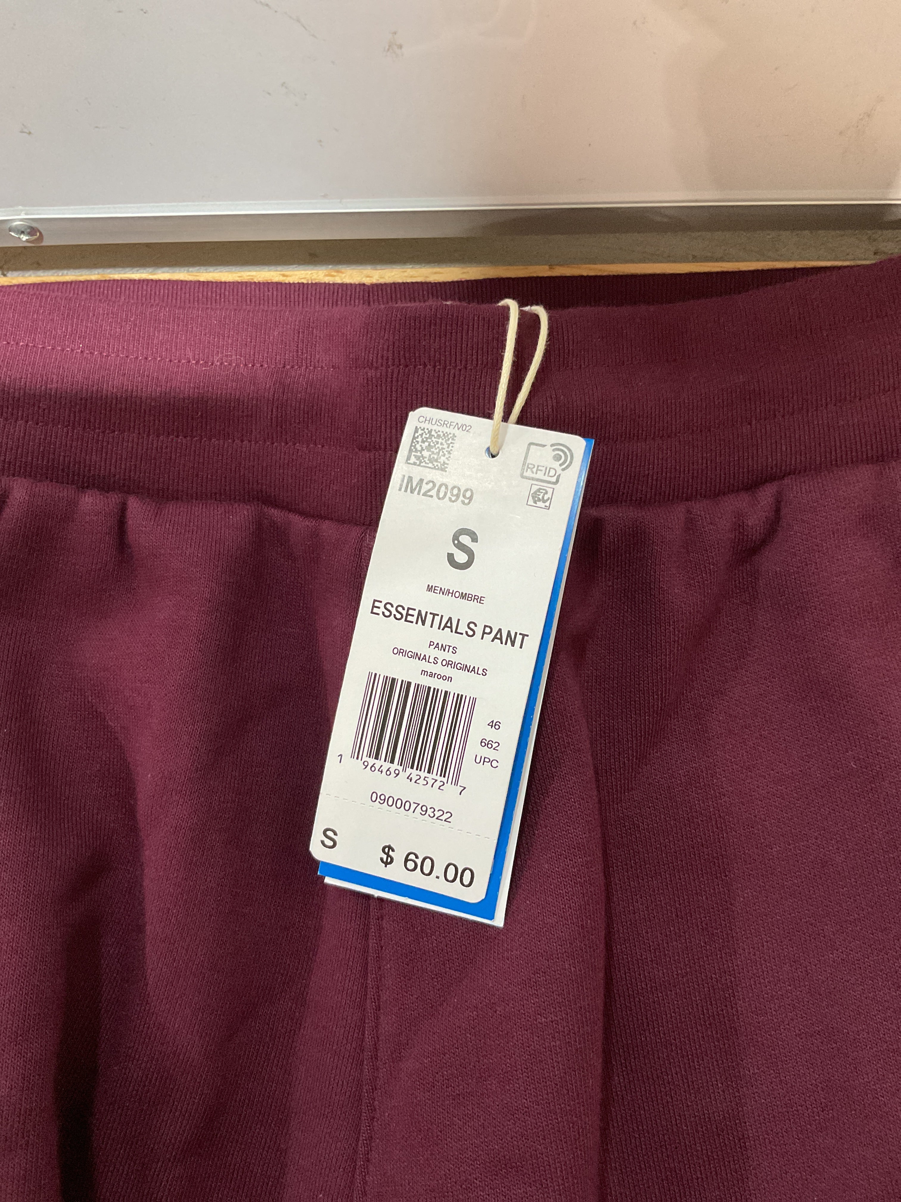Adidas Originals Pantalón Jogger Granate — Talla S