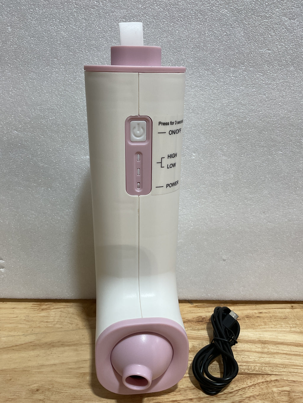 Jet Spa Recargable para Bañera KokoSelene – Burbujas y Masaje Relajante para Uso Diario en Casa (Blanco/Rosa)