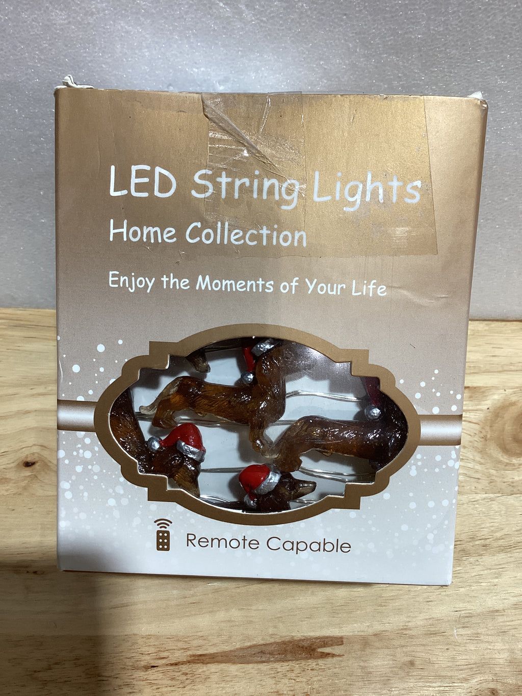 Luz de Cadena Perro Salchicha 3 metros 30 LEDs Luz de Cadena Perro Salchicha de Navidad con Control Remoto Luz de Perro Salchicha Funciona con Batería/USB para Decoración de Boda y Navidad