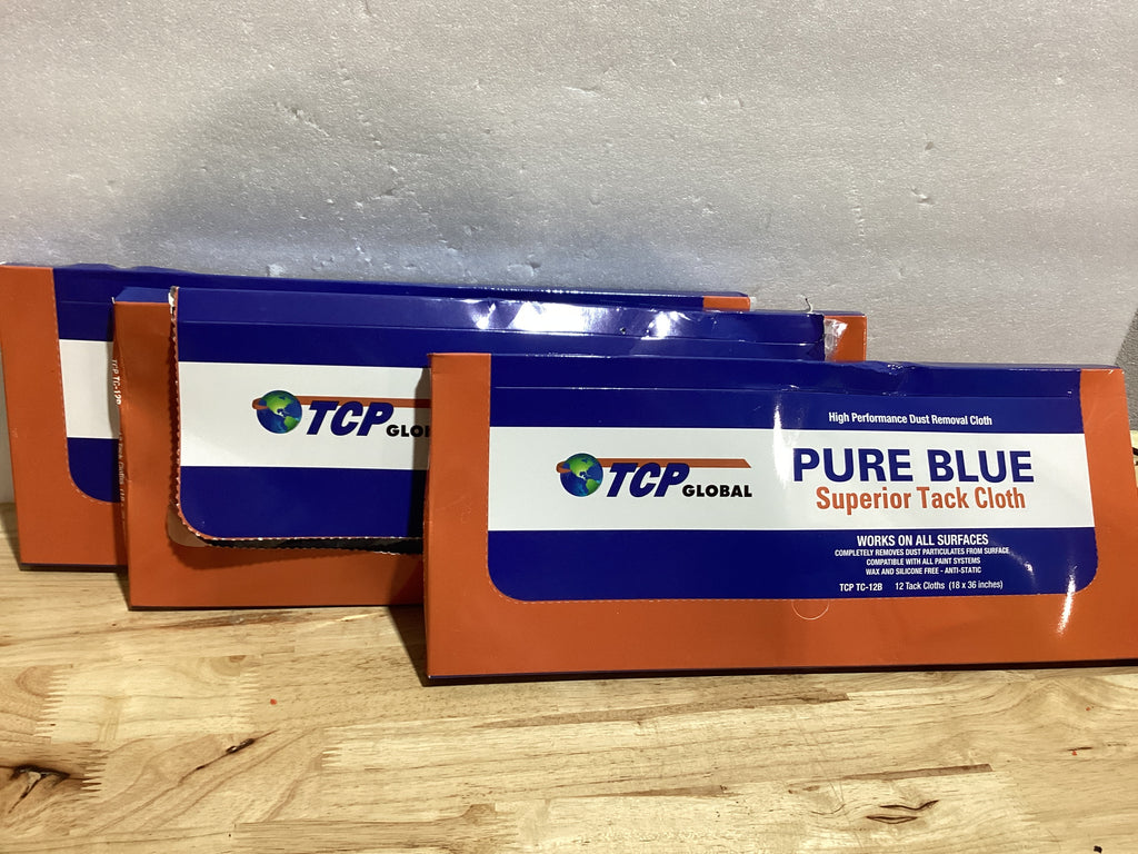 TCP Global Pure Blue – Paño de Adherencia para Automotriz y Carpintería | Lote 3 Paquetes