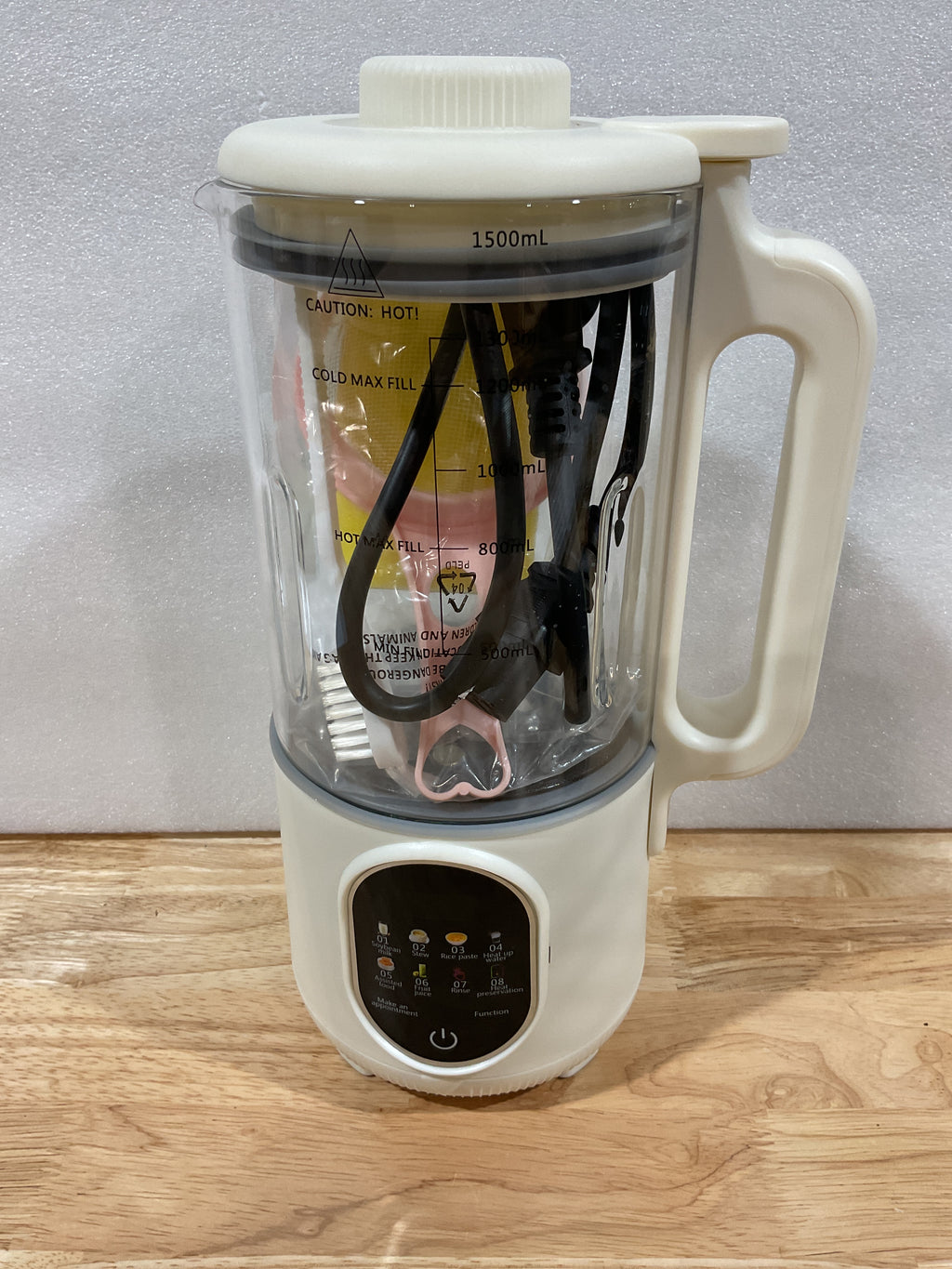 Máquina de Leche Vegetal 10 en 1 — 50 oz, 20 Cuchillas, Autolimpiable