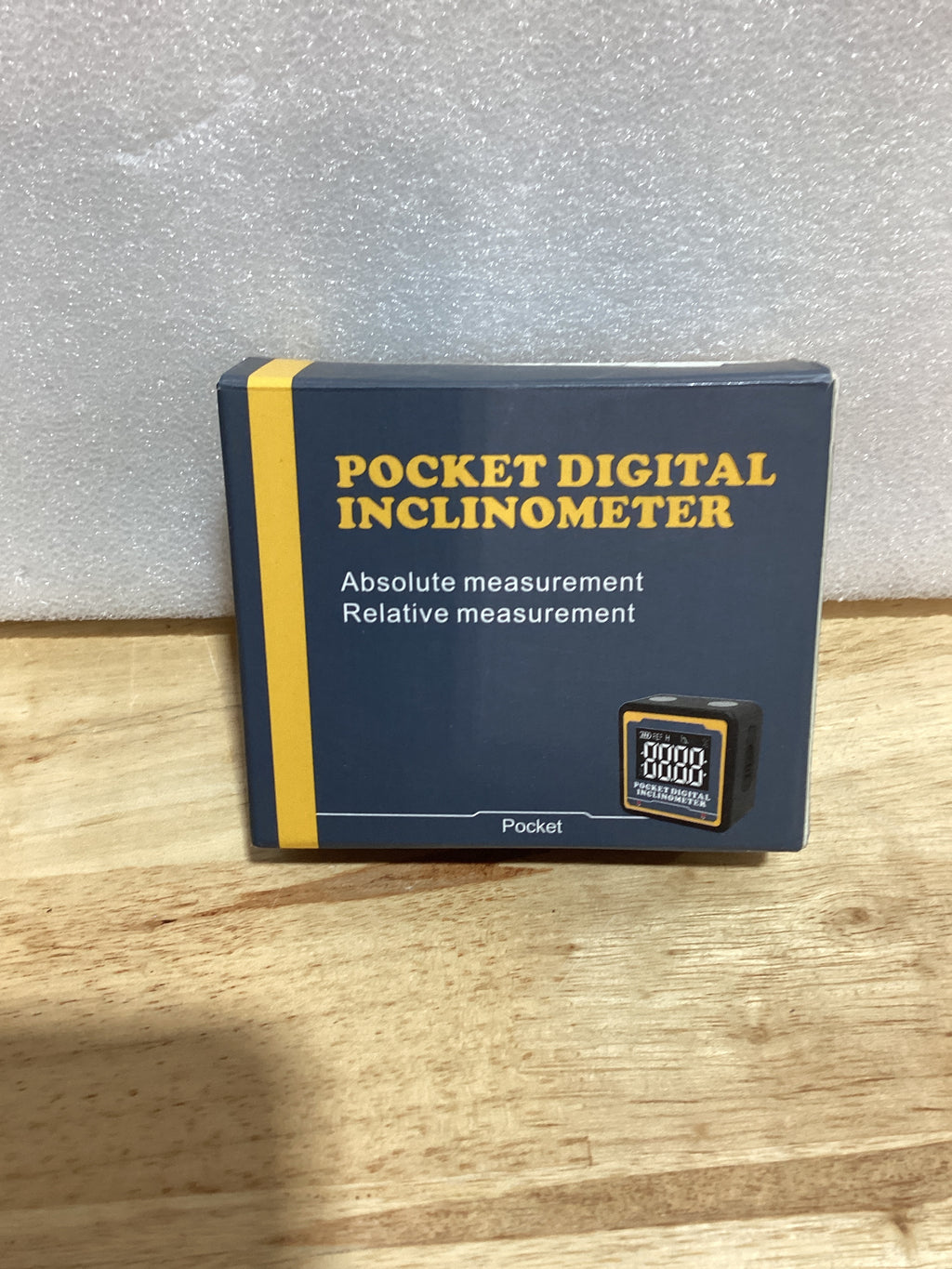 Buscador de ángulo digital ultra pequeño nivel magnético, cubo de ángulo recargable, medidor de inglete de sierra de mesa, inclinómetro electrónico transportador de 4 x 90 grados, herramienta de medición de trabajo de madera