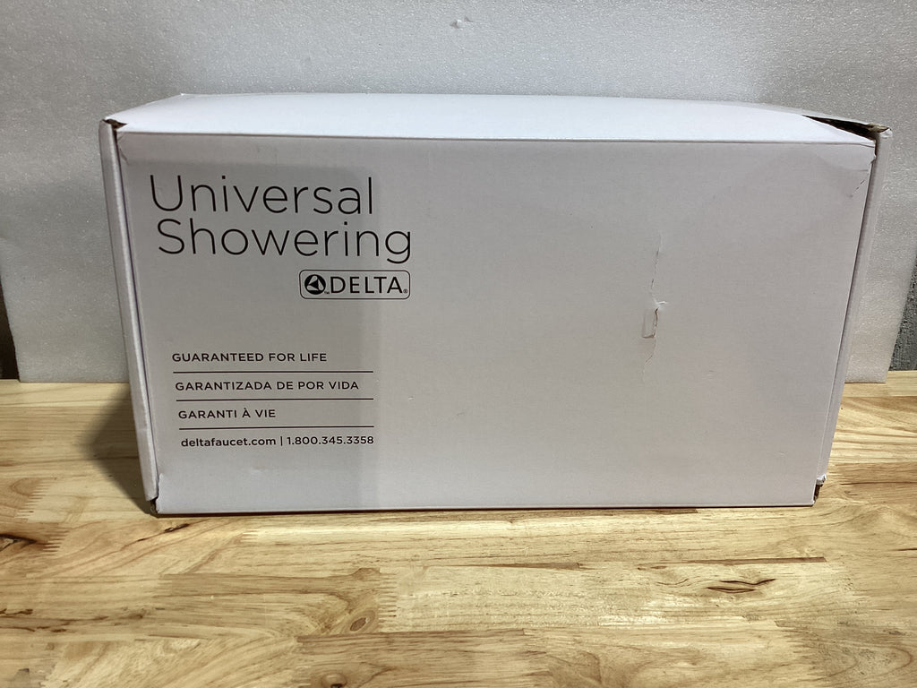Delta HydroRain 2-in-1 Dual Shower Head con ProClean | 5 Ajustes | 1.75 GPM | Níquel Satinado 75419SN