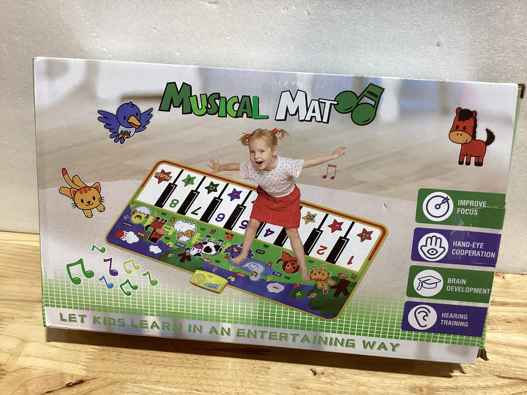 Piano Mat Musical para Niños | 8 Sonidos de Animales | Tapete de Baile y Música Interactivo | Regalo para Niñas y Niños de 1 a 6 Años