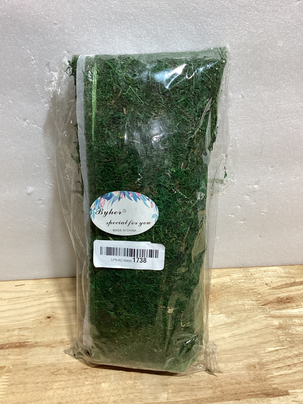 Usmola - Camino de Mesa de Musgo | Tapete Decorativo para Jardín y Bosque | Verde Oscuro
