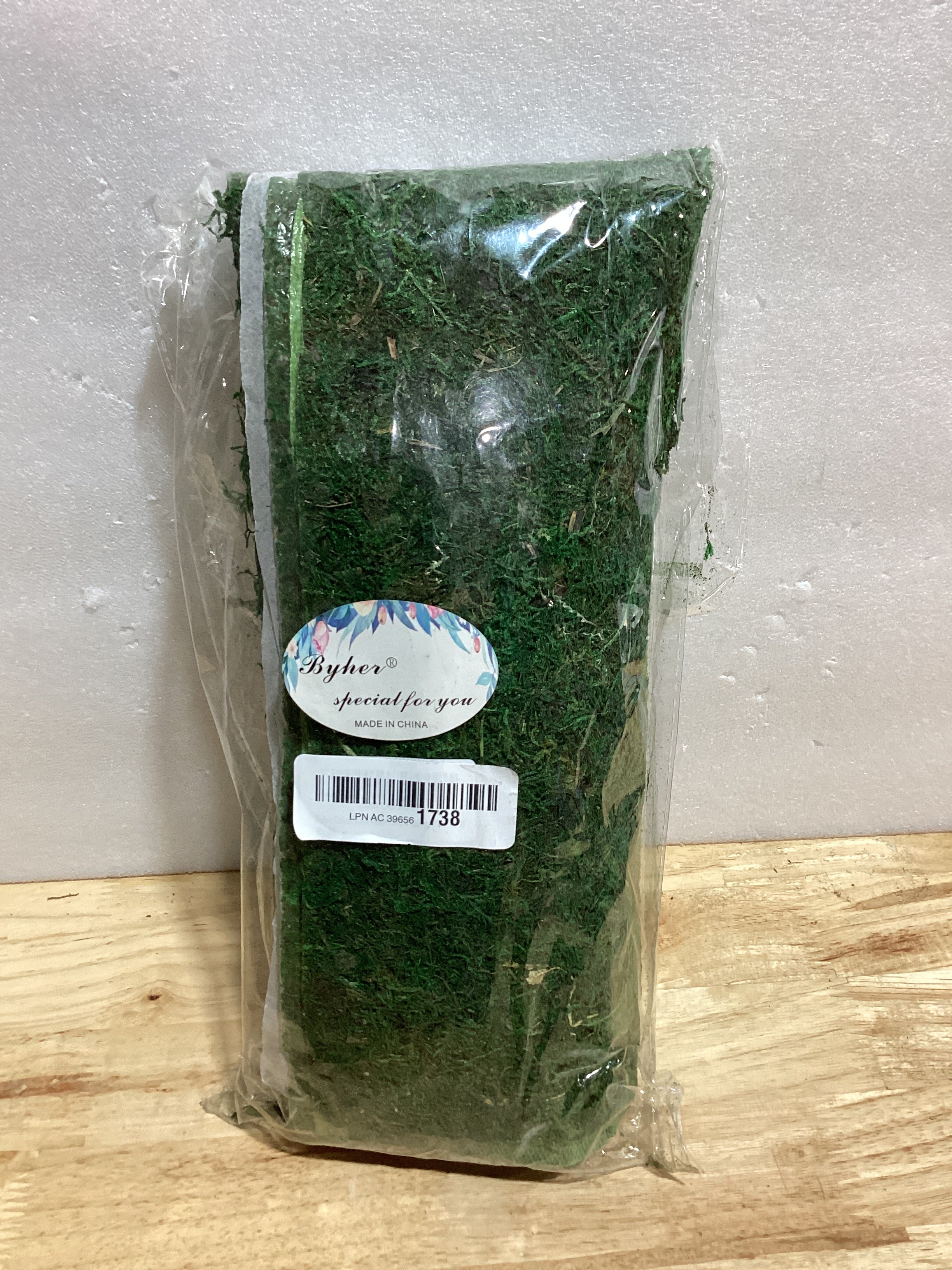 Usmola - Camino de Mesa de Musgo | Tapete Decorativo para Jardín y Bosque | Verde Oscuro