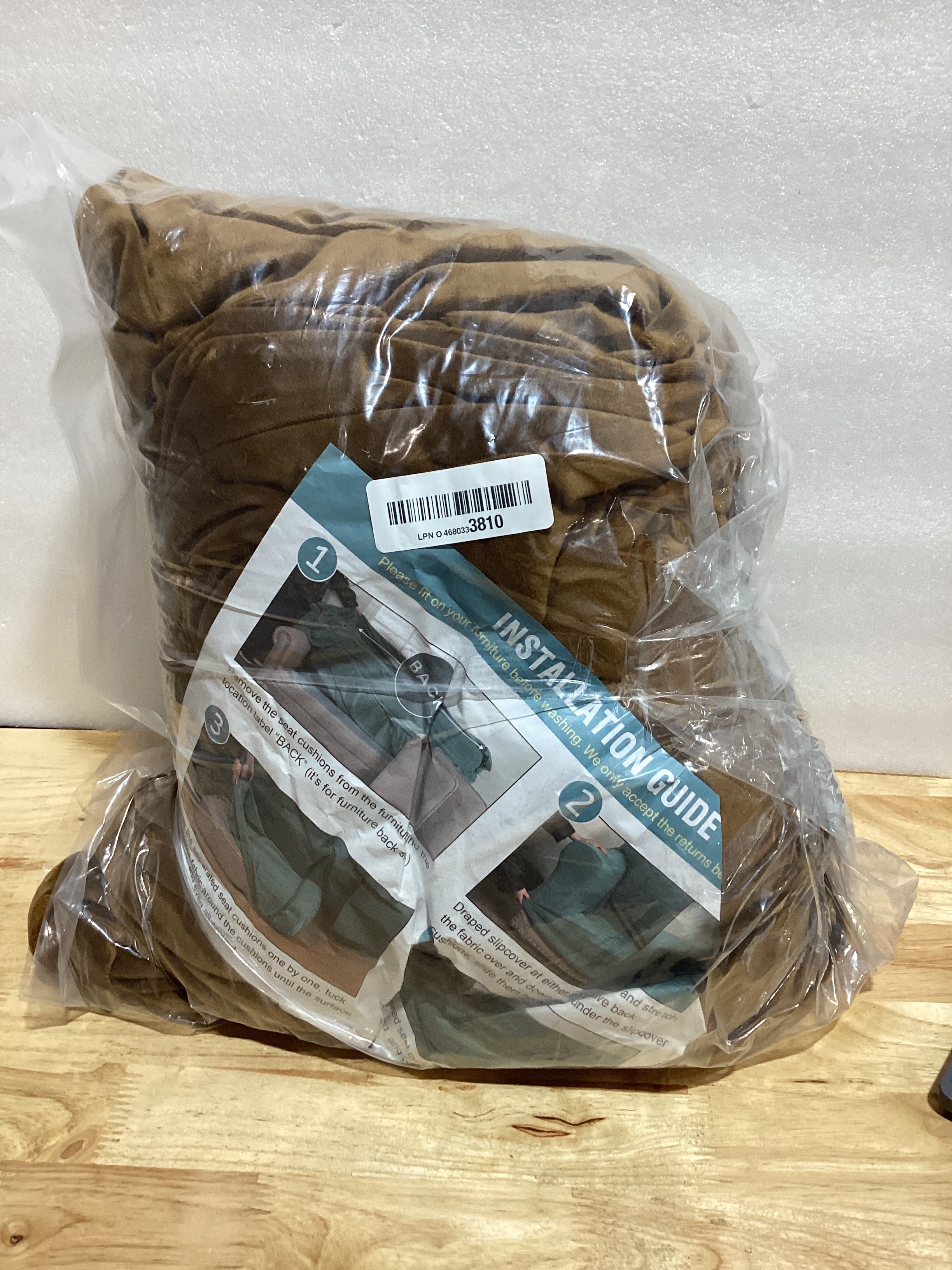H.VERSAILTEX Funda de Sofá Velvet Plush 3 Piezas — Loveseat hasta 72", Color Bronze Brown