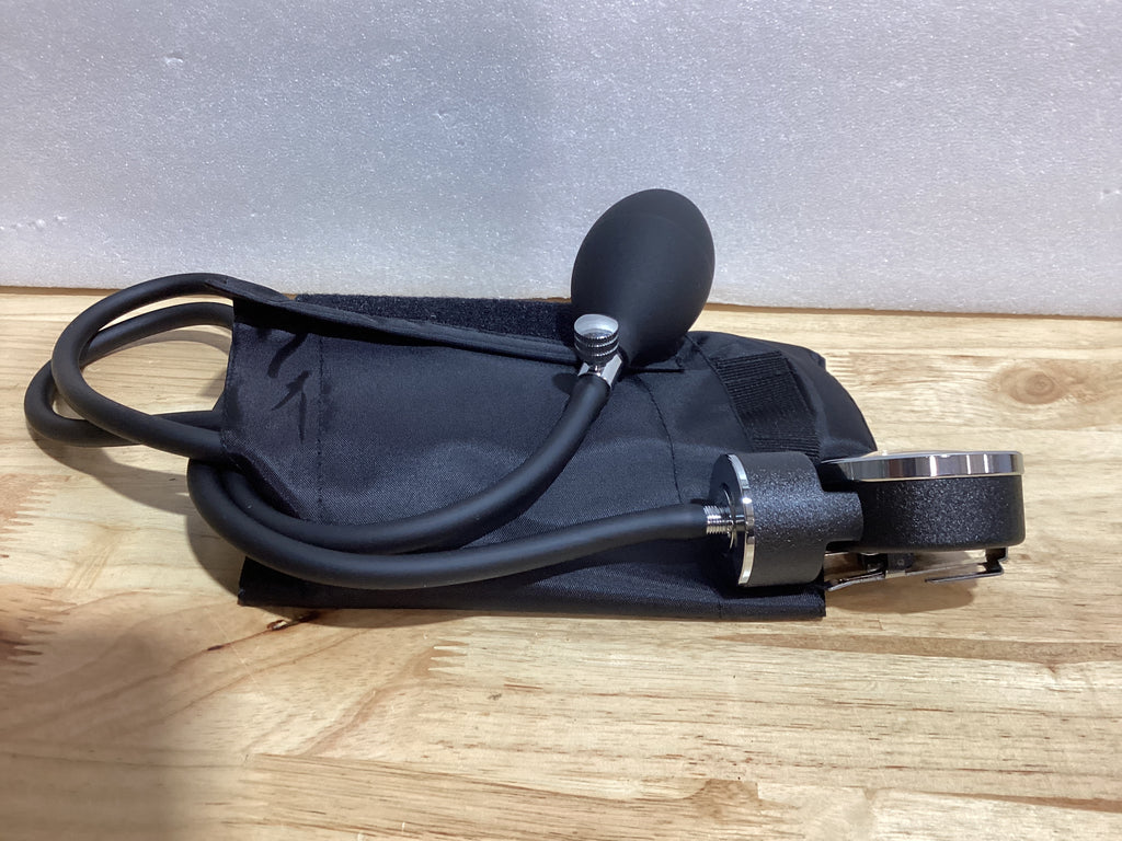 HCS - Brazalete pequeño de presión arterial, manual - Brazaletes de PA pequeños para adultos - Monitor manual de presión arterial - Esfigmomanómetro aneroide - Grado médico, uso doméstico