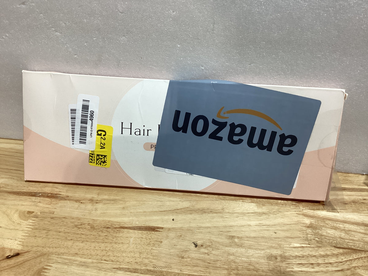 SARLA Extensiones de Cabello con Hilo Invisible y 3 Clips | Ondulado Sintético 22 Pulgadas | Diadema Transparente Ajustable para Mujer | Castaño Claro