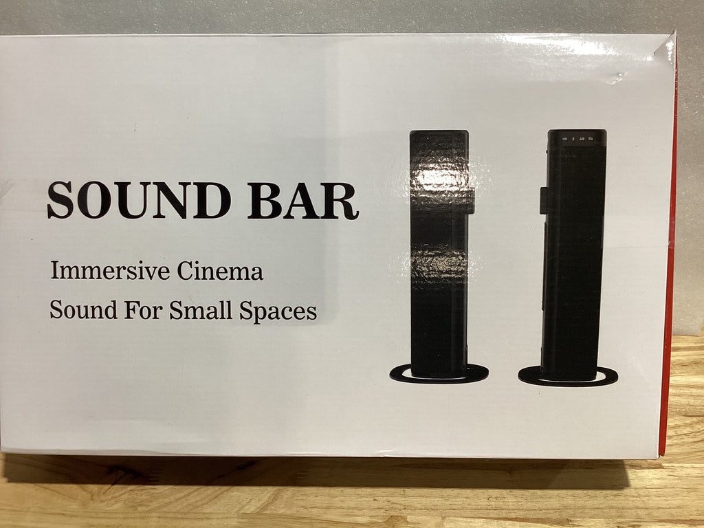 Barra de Sonido Puriom 100W 2 en 1 para Smart TV – Bluetooth 5.3, ARC/Óptico/AUX, Efecto Bass, para TV, PC y Proyectores
