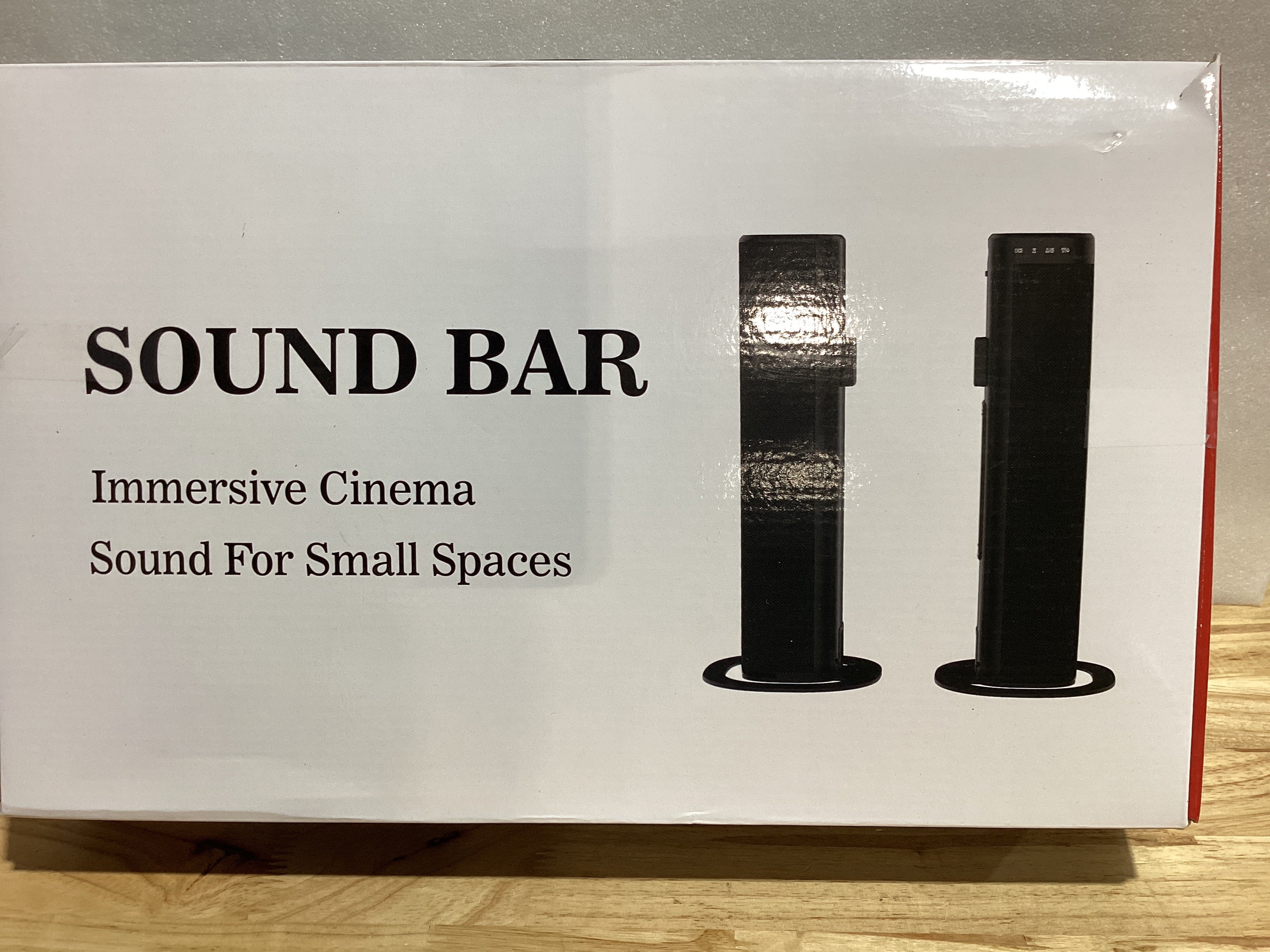Barra de Sonido Puriom 100W 2 en 1 para Smart TV – Bluetooth 5.3, ARC/Óptico/AUX, Efecto Bass, para TV, PC y Proyectores