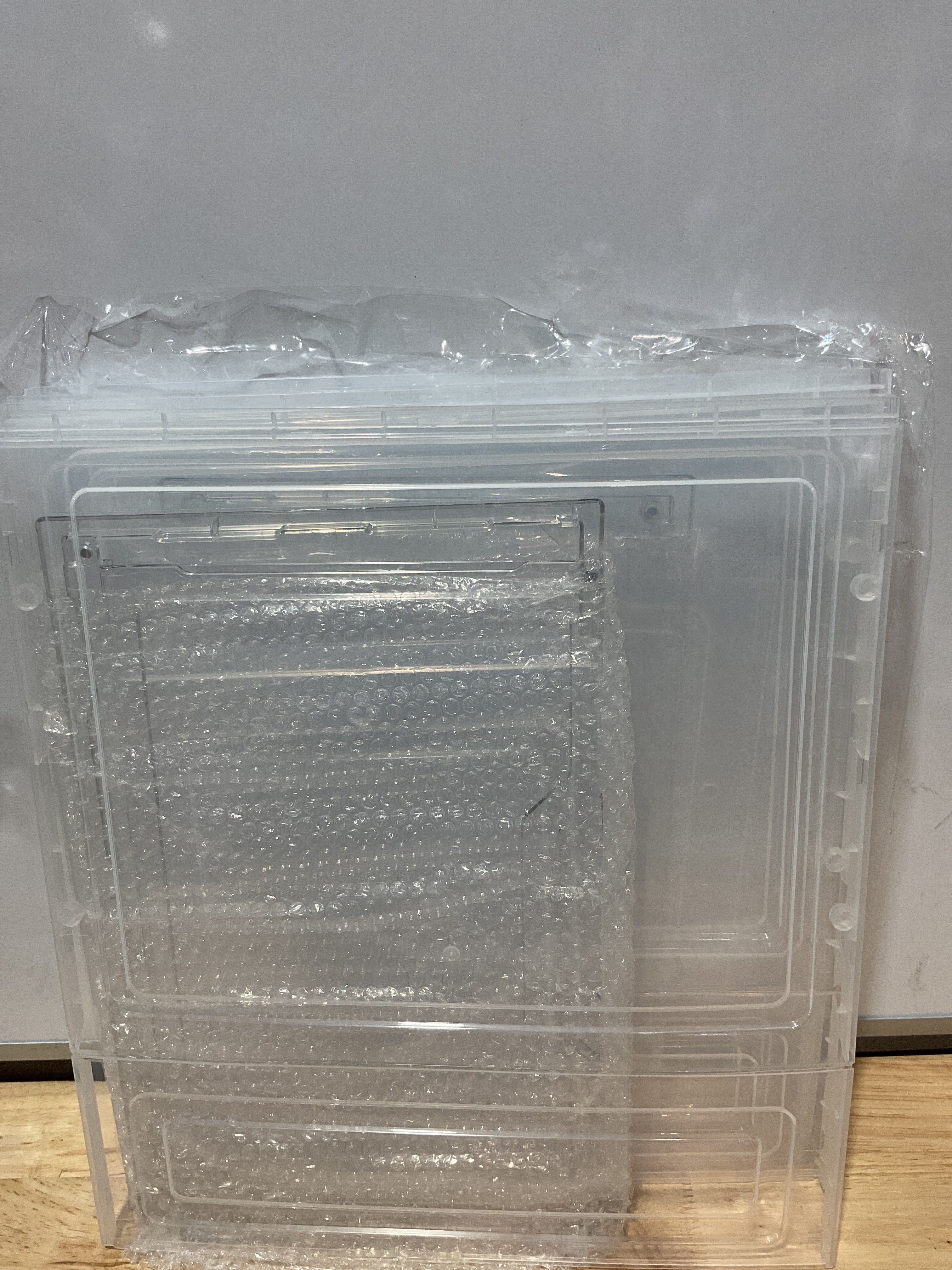 Organizadores de Closet Acrílico Transparente con Puerta Magnética – 8 Unidades | Freebat