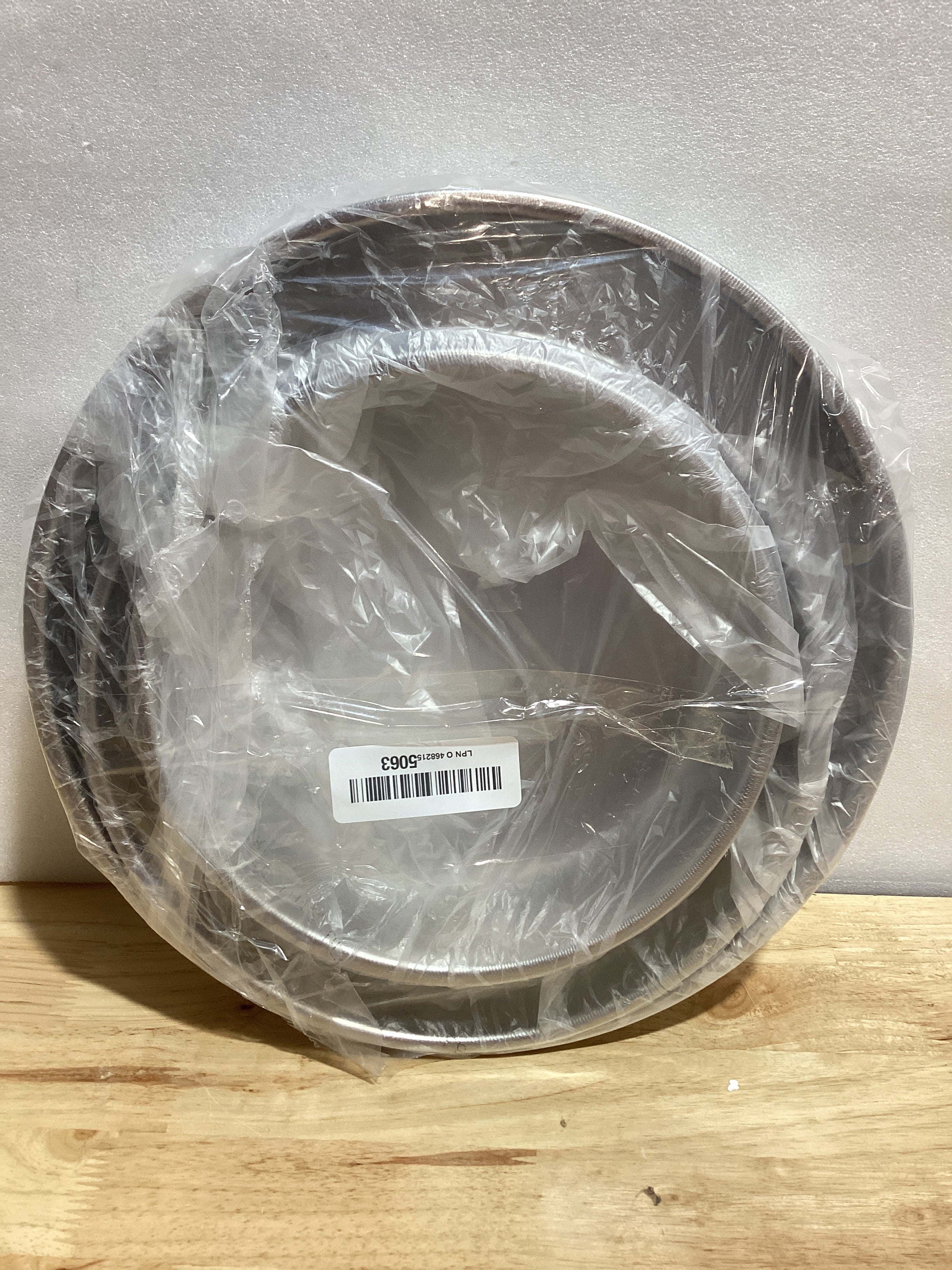 Moldes para Pizza Nuogo Set x3 — Acero Inoxidable 10", 14" y 16", Antioxidante, Apto Lavavajillas para Horno, Servir y Exhibir