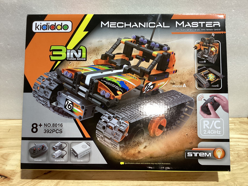 Kits de construcción de control remoto STEM 3 en 1 – Auto rastreado/robot/tanque – 2.4Ghz recargable RC Racer Toy Set regalo para niños de 8 a 12 14 años de edad y niñas mejor kit de aprendizaje