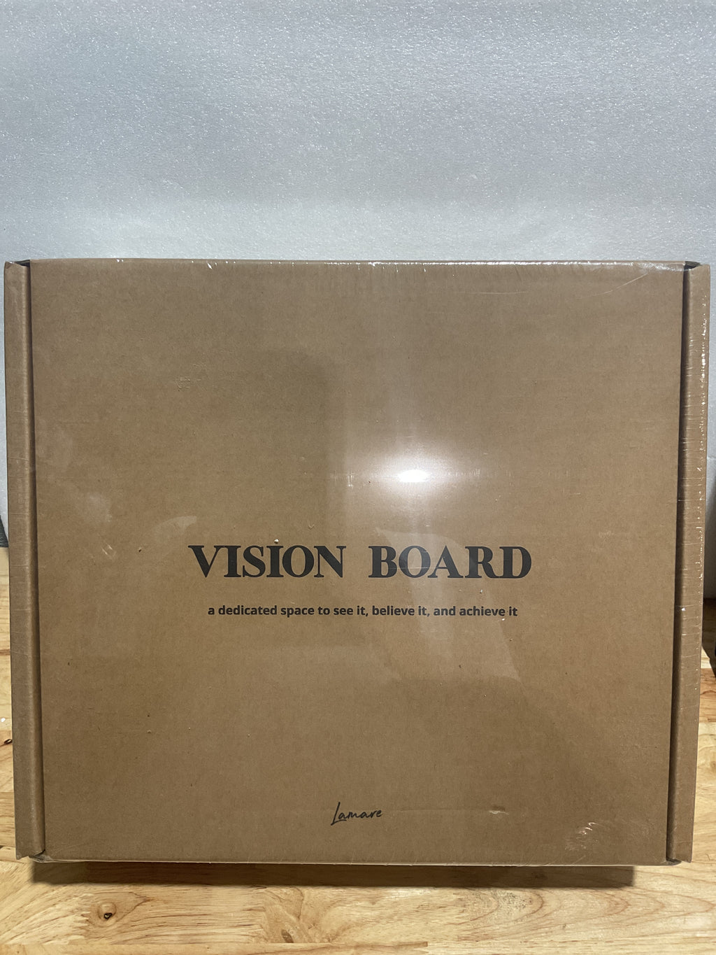 Tablero de Visualización Lamare Vision Board para Pared – Fieltro Minimalista con Pines y Adhesivos