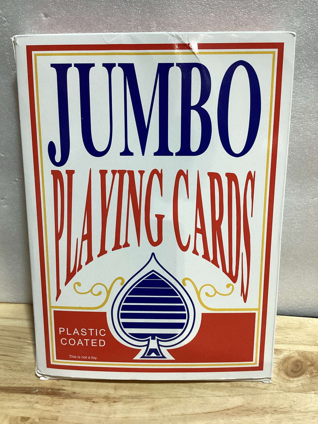 Cartas de juego Jumbo con revestimiento de plástico de 3.5x5 pulgadas