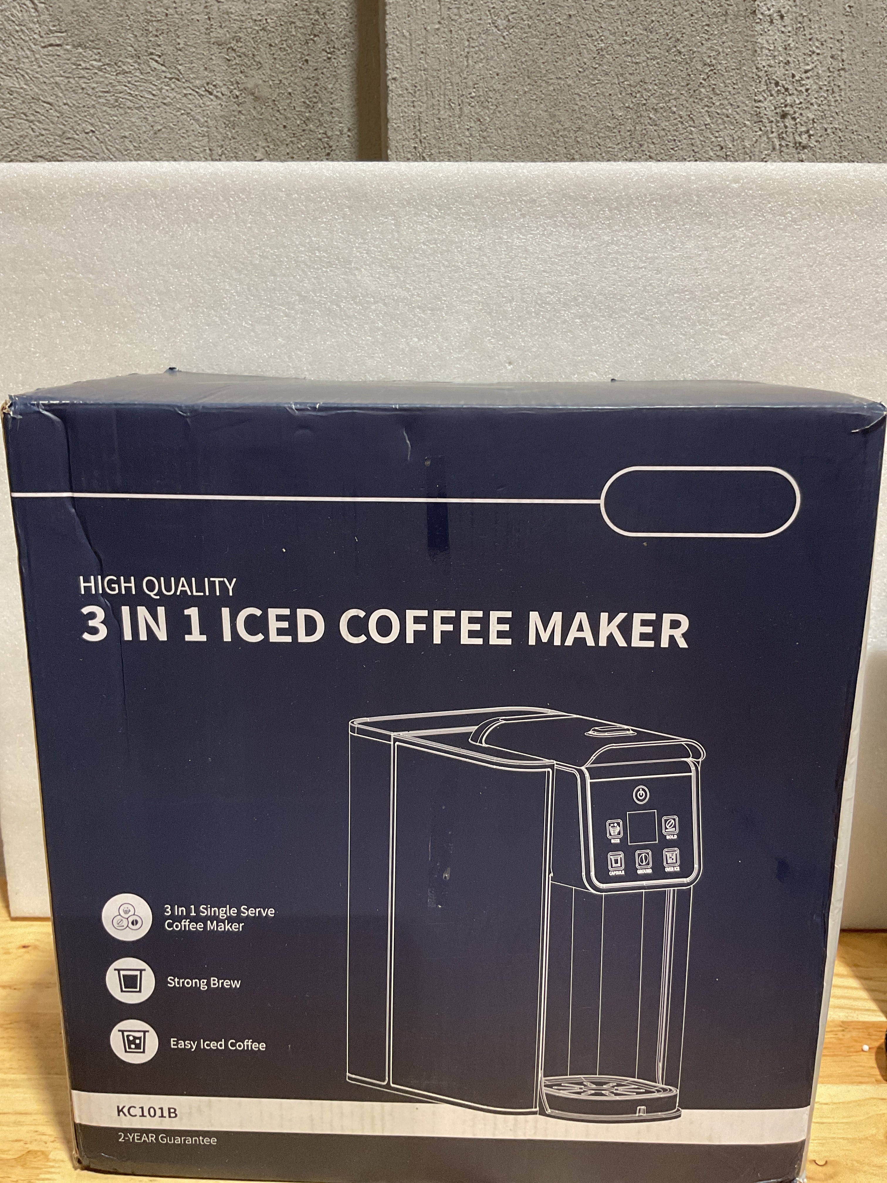 Cafetera Individual KIDISLE Café Caliente y Frío Compatible K-Cup y Café Molido Tanque 1.5L | Lulada