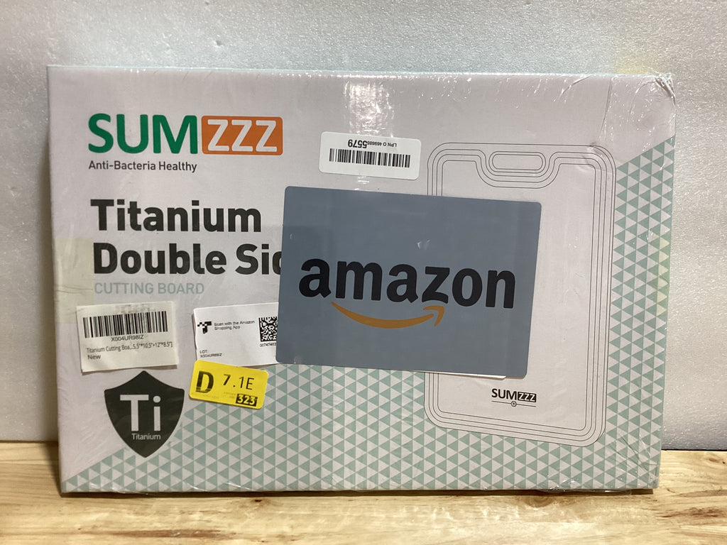 Tabla de Cortar de Titanio Doble Cara | Grado Alimenticio | Titanio Puro y PP | Fácil de Limpiar | Set de 2 Tamaños para Cocina