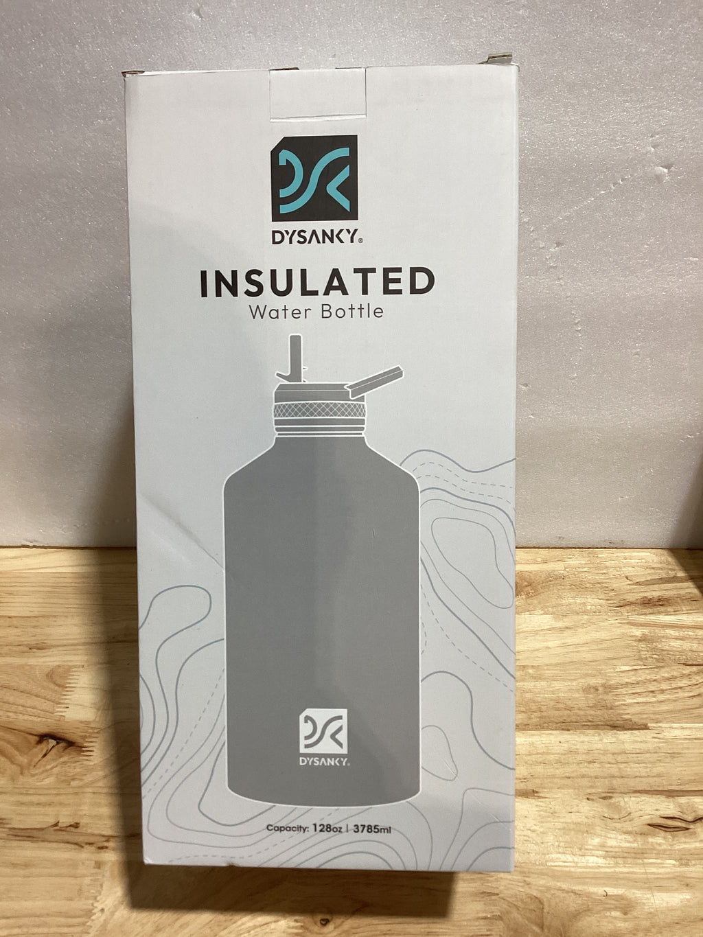 Botella de Agua DYSANKY 1 Galón Aislada | Acero Inoxidable | 128 oz | BPA-Free
