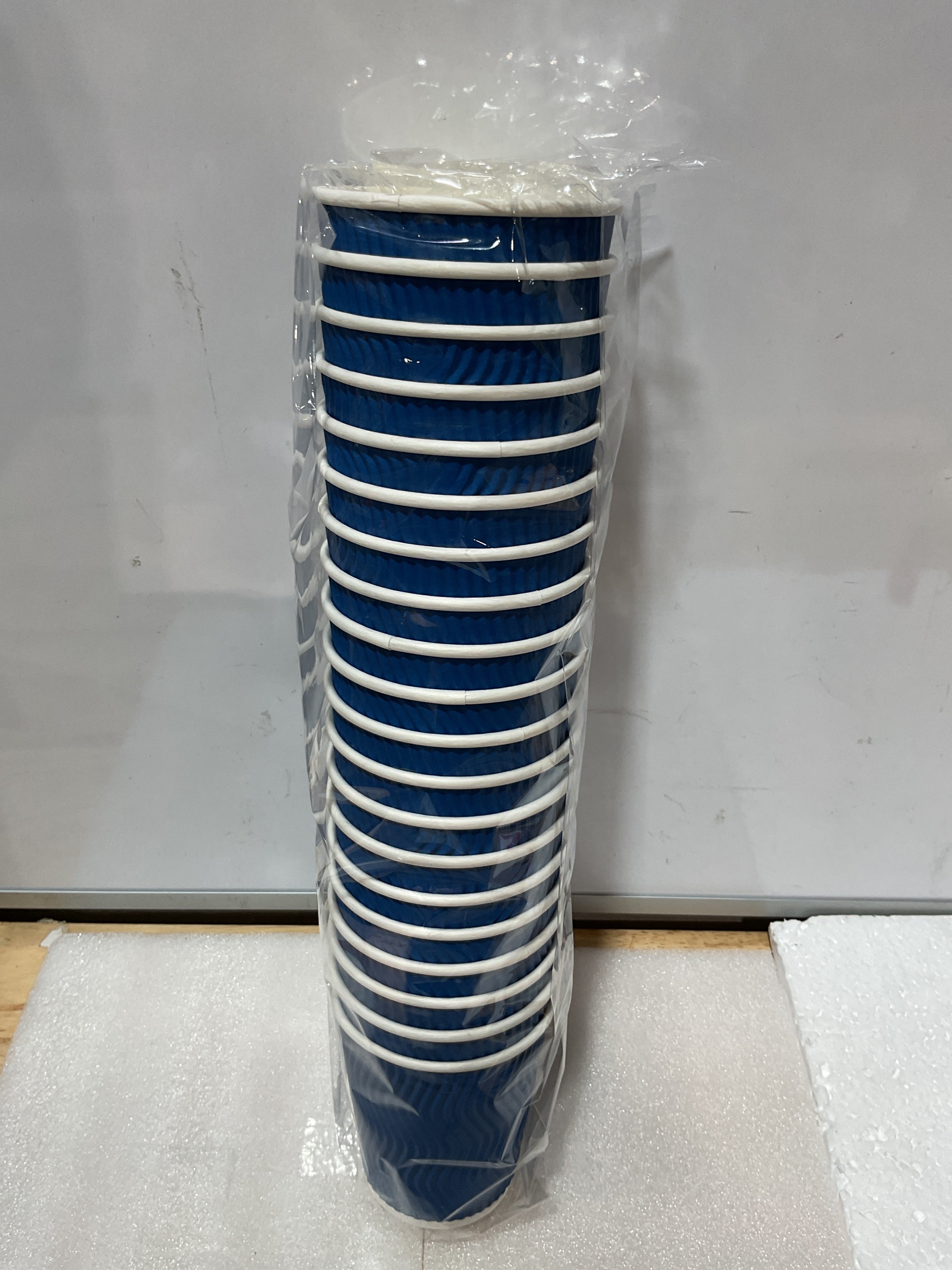 Vasos Desechables Lamosi 8 oz x120 | Kraft Ripple Aislados para Bebidas Calientes y Frías