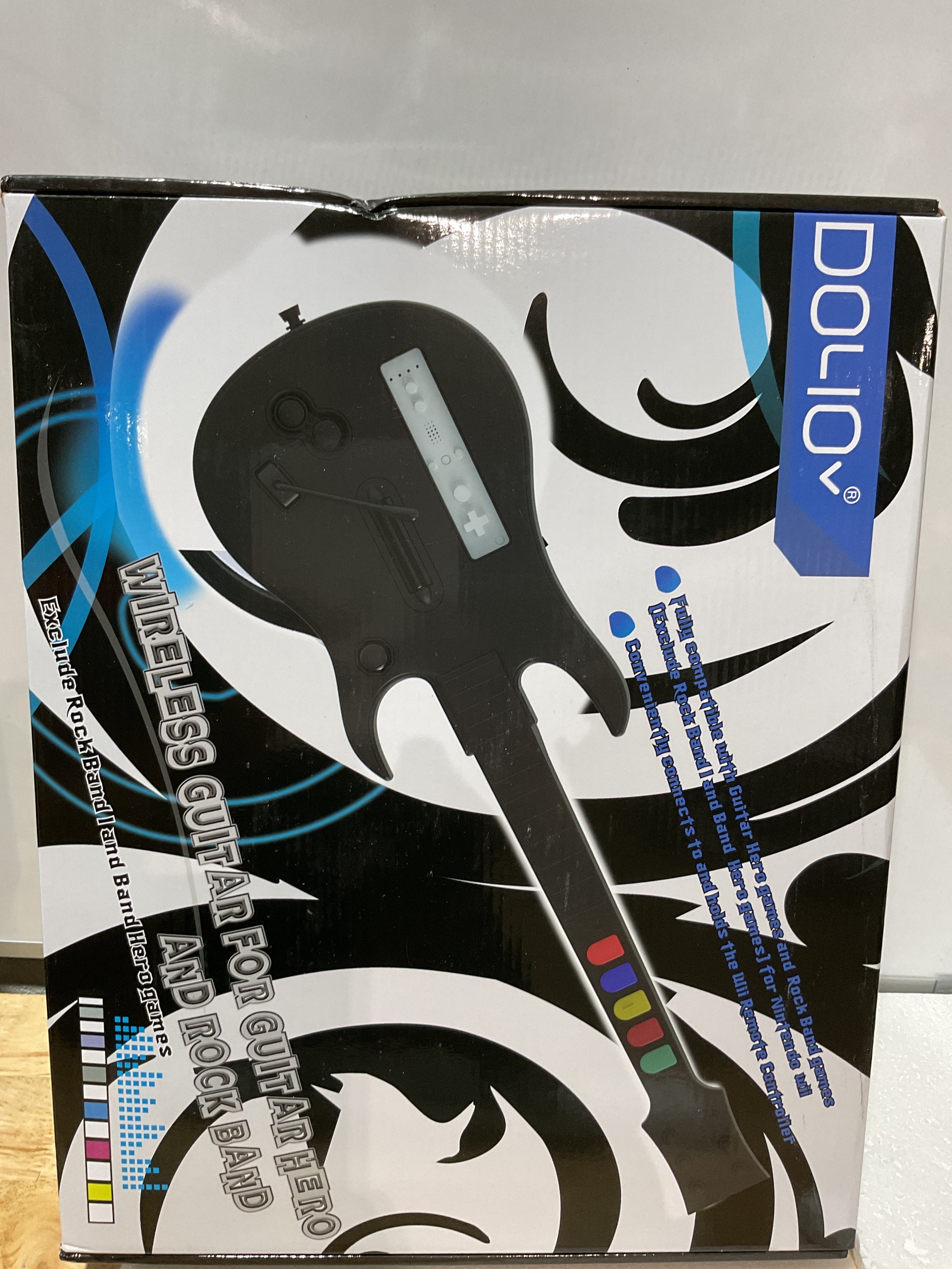 Control Inalámbrico DOYO para Wii – Compatible con Guitar Hero y Rock Band