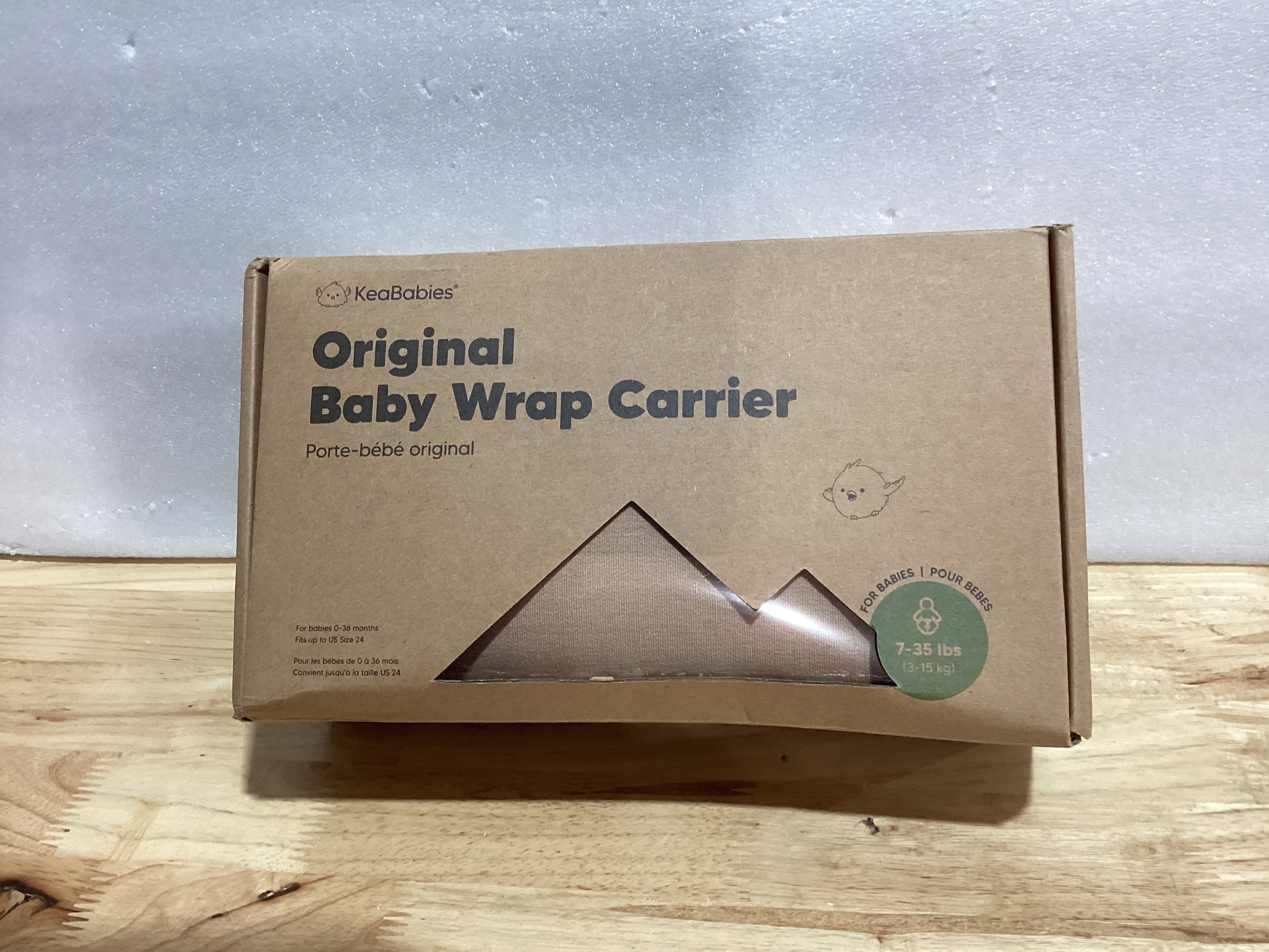 Cargador Wrap para Bebé KeaBabies — Recién Nacido a Niño Pequeño, Transpirable, Manos Libres, Color Warm Hearth