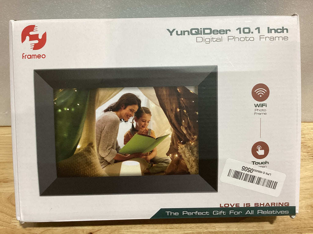 Marco de Fotos Digital WiFi Frameo 10.1" — 32GB, Pantalla IPS HD Táctil, Recibe Fotos y Videos desde el Teléfono, Regalo para Padres y Abuelos
