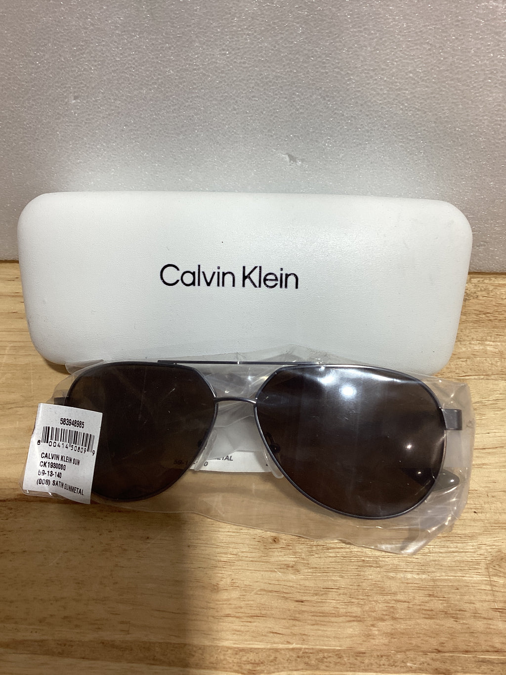 Calvin Klein Gafas de Sol de Moda Unisex Rx'able, CK19300SG, Gunmetal, 59-13-140, con Estuche