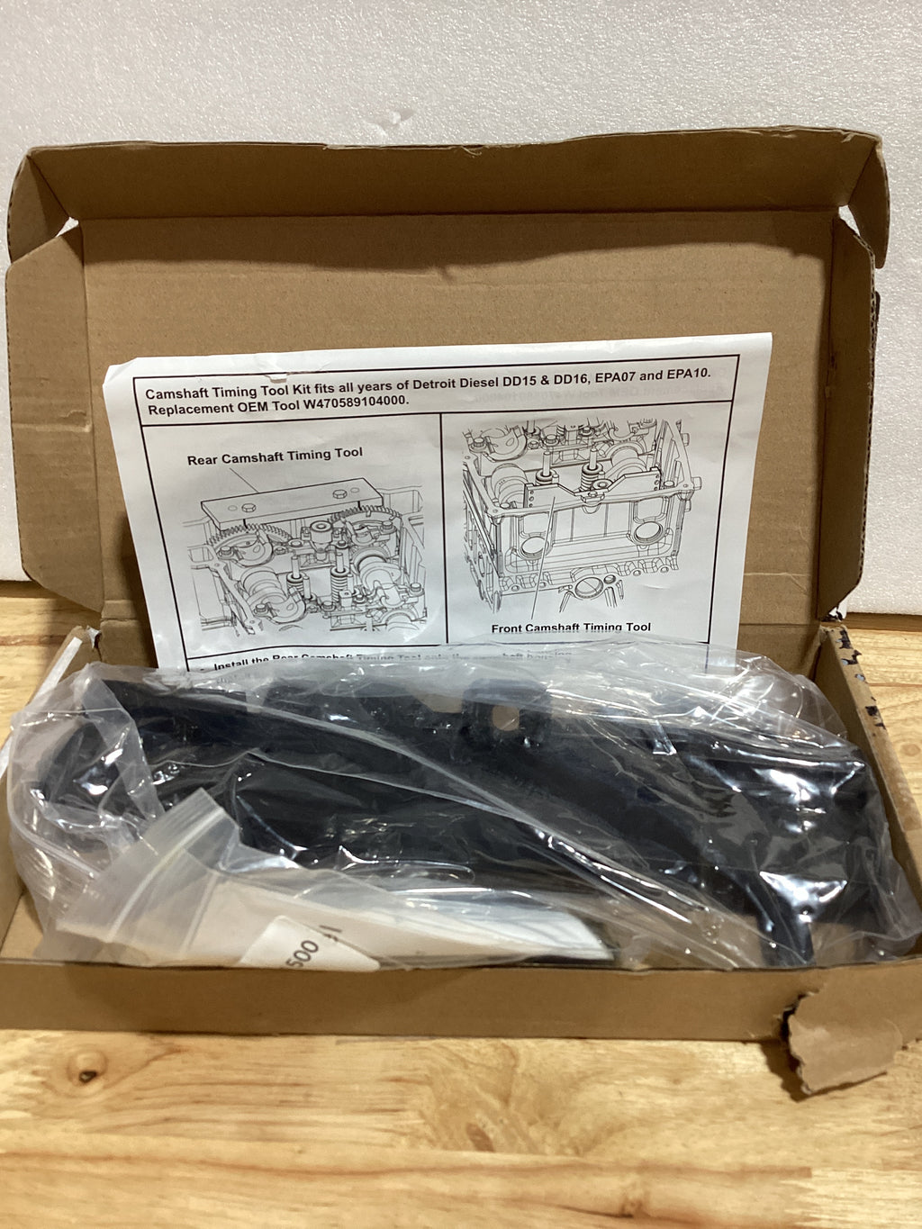Kit de Herramientas para Sincronización de Árbol de Levas | Detroit Diesel DD13, DD15, DD16 | Pin TDC W470589104000 / W470589001500 | EPA07 y EPA10