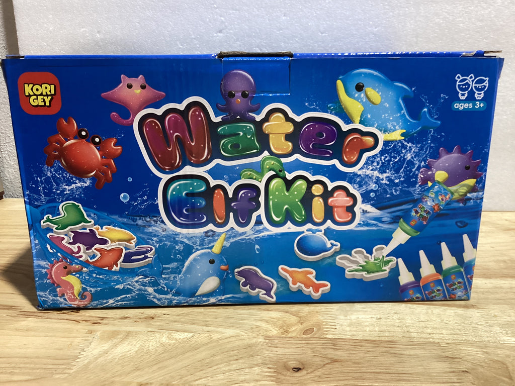 juguete mágico de elfo de agua – Squishies para niños, 20 geles y 10 moldes, juguete sensorial de mascotas de agua de gel mágico, divertido kit de manualidades DIY, recuerdos de fiesta