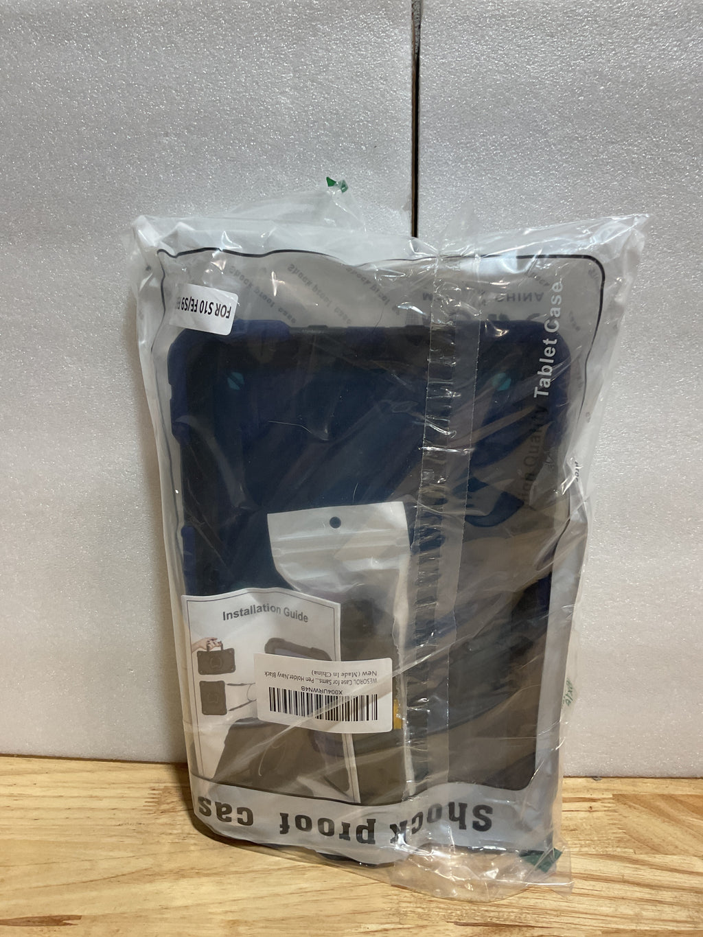 Funda WESOROL para Samsung Galaxy Tab S10 Lite/S10 FE/S9 FE de 10,9 pulgadas y Galaxy Tab S9 de 11 pulgadas, a prueba de golpes, con protector de pantalla y soporte giratorio para bolígrafo, color azul marino y negro. 