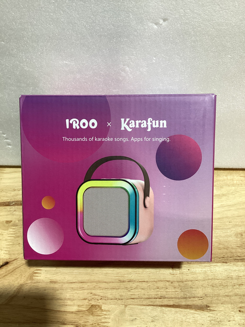 IROO Karaoke Machine for Kids, 2026 TOP Toys Birthday Gifts Ideas for Girls Ages 4, 5, 6, 7, 8, 9, 10, 12+ Years Old, Portable Mini MP3 Player with 2 Wireless Mics for Party