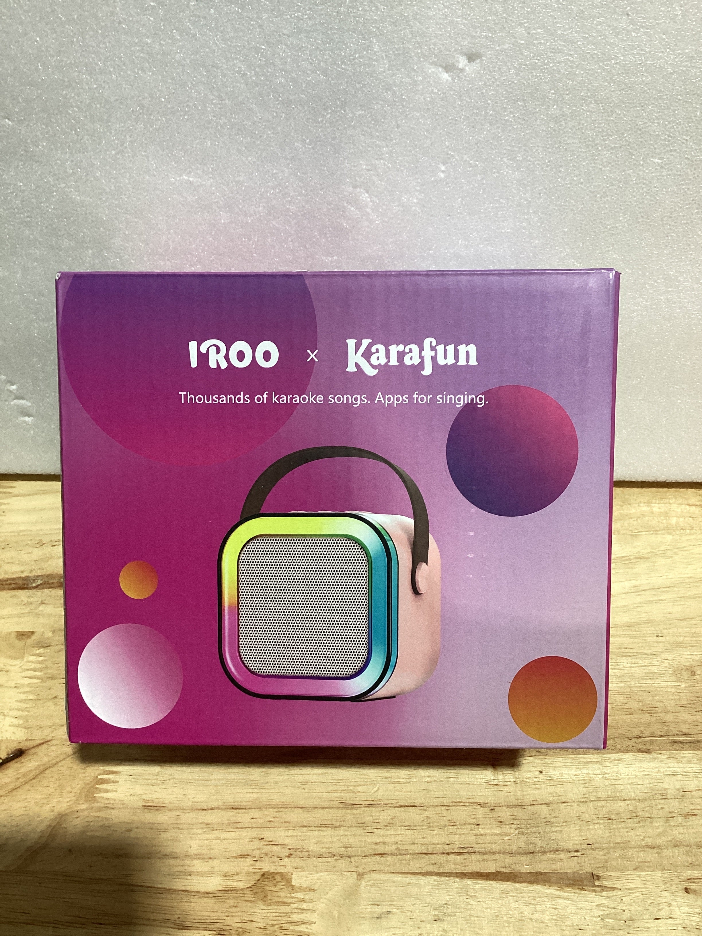 IROO Karaoke Machine for Kids, 2026 TOP Toys Birthday Gifts Ideas for Girls Ages 4, 5, 6, 7, 8, 9, 10, 12+ Years Old, Portable Mini MP3 Player with 2 Wireless Mics for Party