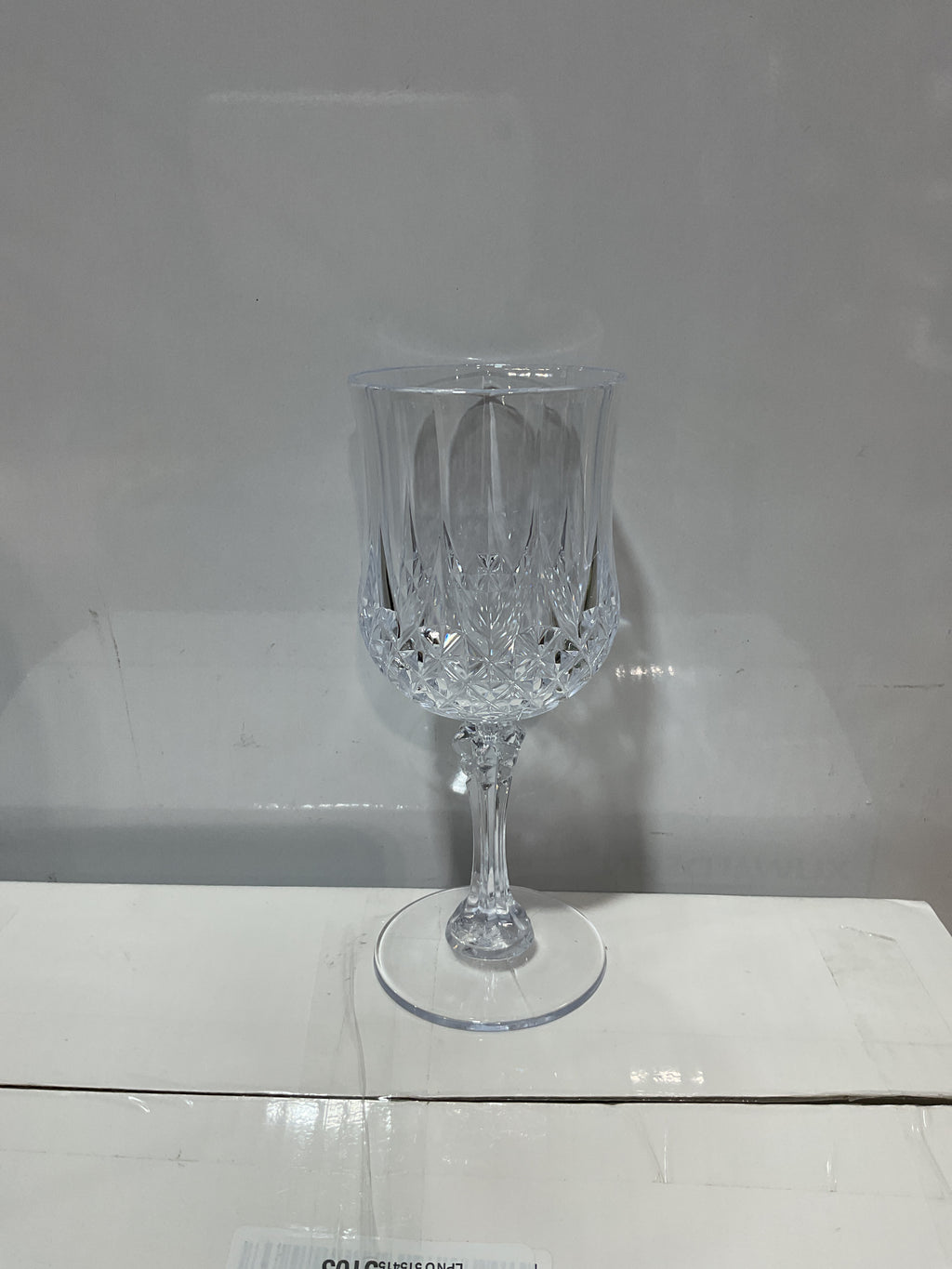 Copas de Vino Plástico Vintage 7oz Irrompibles | Set 24 Piezas Transparentes