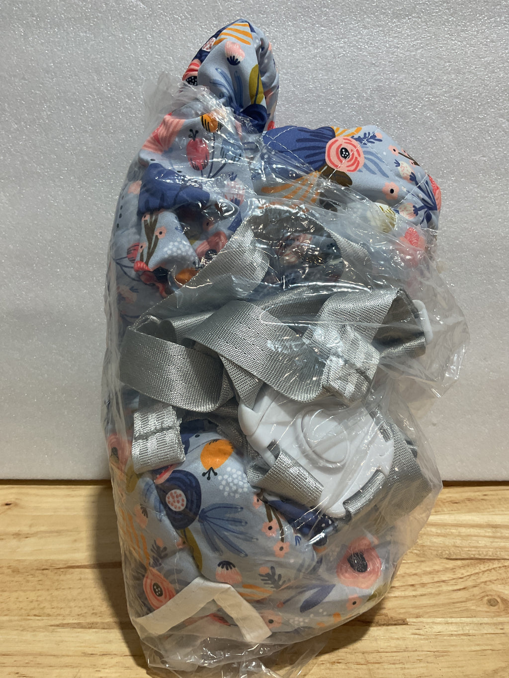 Funda Reversible 2 en 1 para Silla Alta Lunobubo – Impermeable Lavable con Arnés 5 Puntos Azul | Lulada