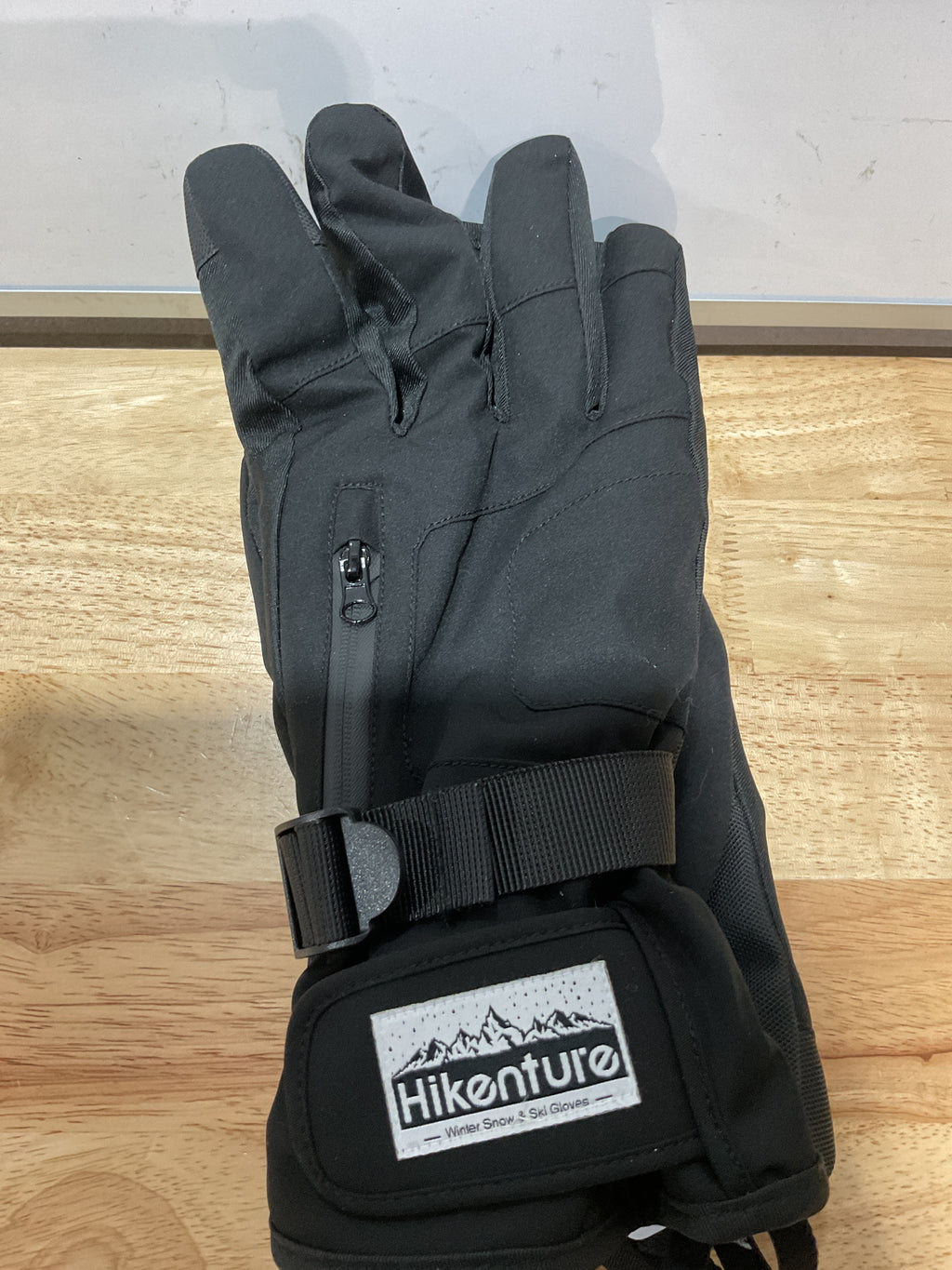 Guantes de Ski Hikenture para Hombre y Mujer – 3M Thinsulate, Impermeables, Pantalla Táctil, Talla L, Negro